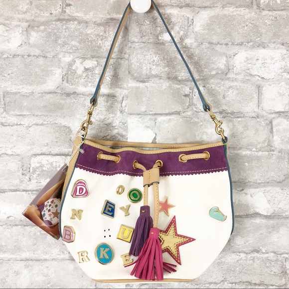 Dooney & Bourke Handbags - Dooney & Bourke Lindsey Lohan White Purse